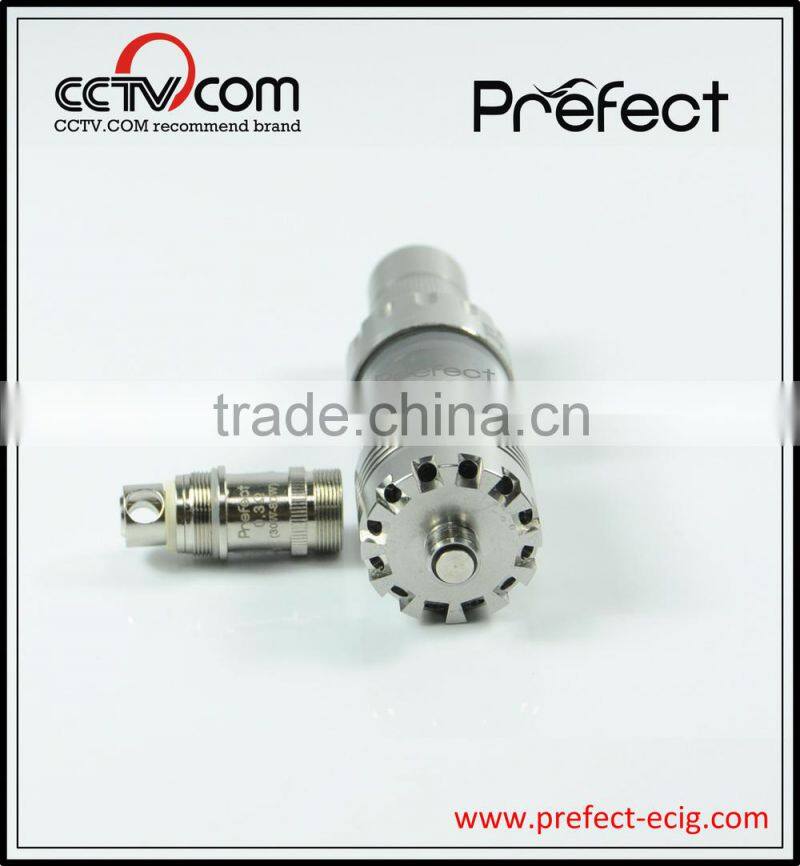 2015 hot selling PREFECT Florida S2 tank rba atomizer with OCC coils 0.5 ohm 1.2ohm vaporizer wholesale