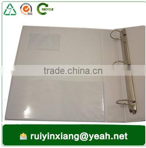 wholesale a4 size 3 ring binder pvc file folder