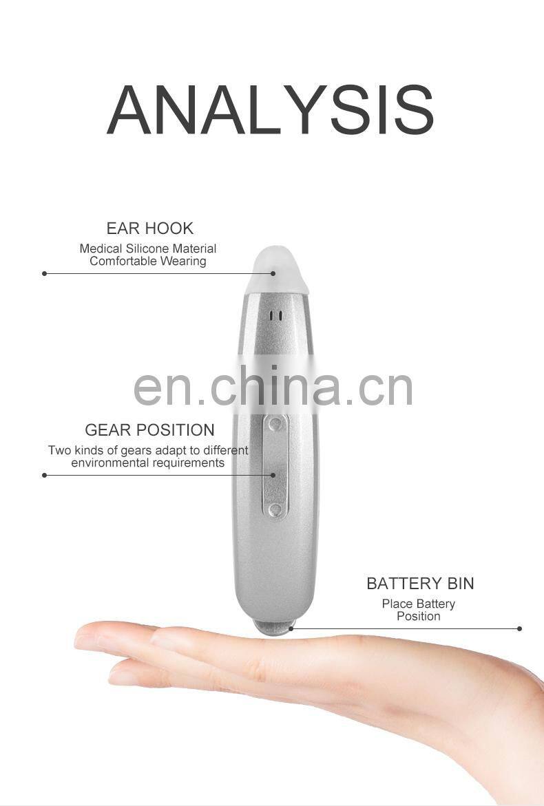 Air tube new bte best ear hearing aid for old man