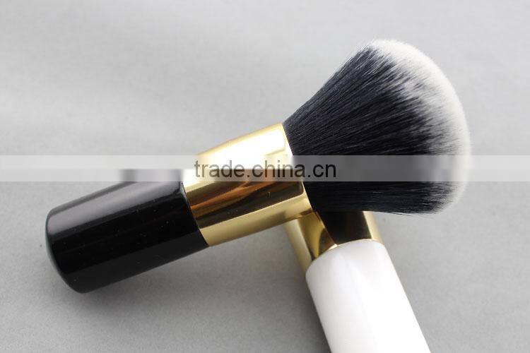 Private label wholesale professional wood synthetic hair makeup brushes