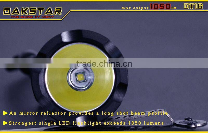 DAKSTAR DT16 1050LM CREE XML T6 18650 Rechargeable Magnet Switch IPX8 LED Diving Torch