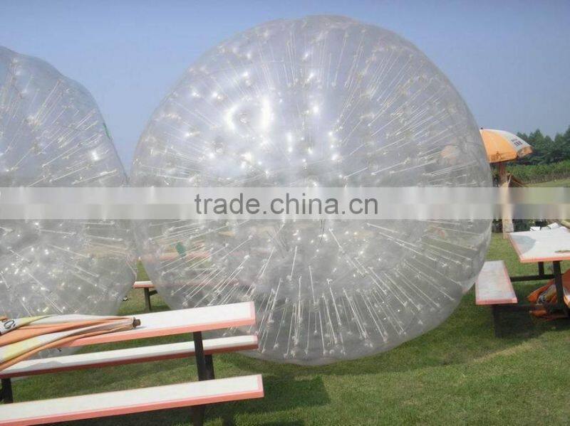 1.0mm TPU/PVC high quality inflatable land zorb ball