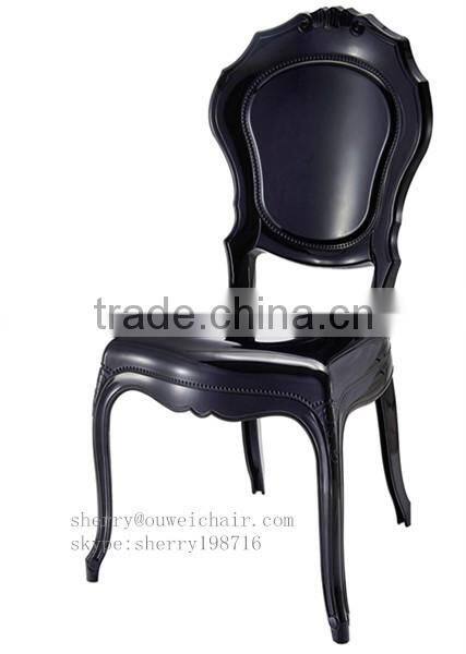 Plastic chair for wedding reception
