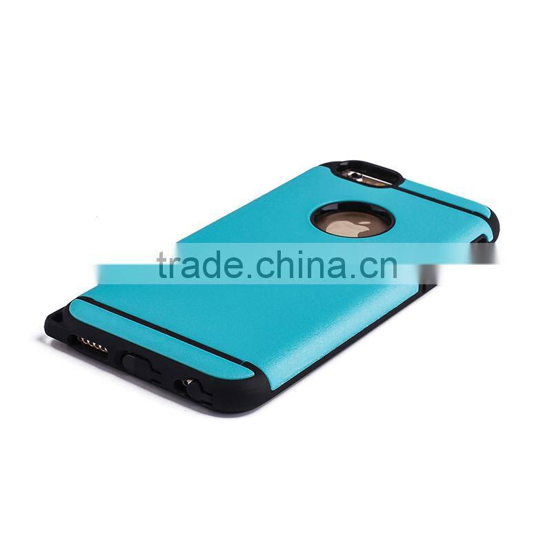 2015 China Factory Newest Tough Slim Armor Case Shockproof for Iphone 6 case Cover back case
