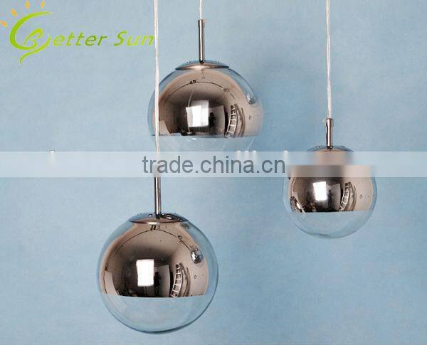 Modern Glossy Decorative Hanging Glass Pendant Light