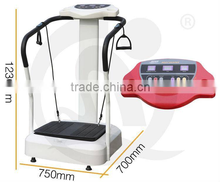 2000W crazy fit massage machine with exercise straps