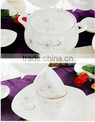 56 pcs western dinnerware sets