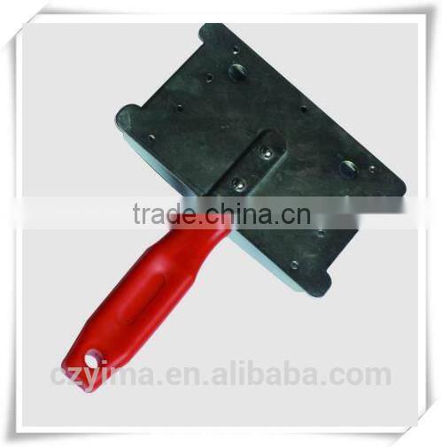 rainbow stripe horse body brush with nylon strap