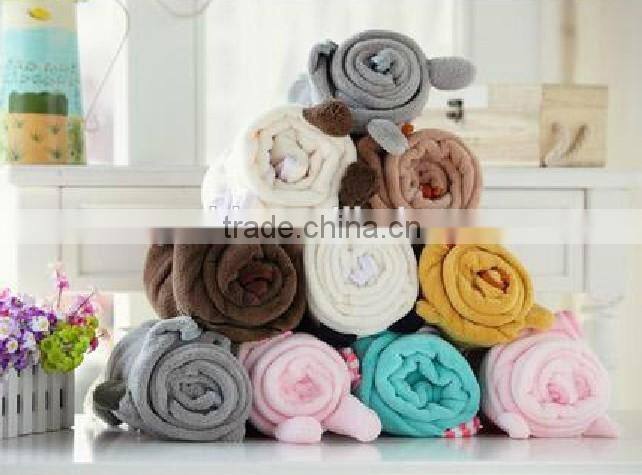 2 in 1 pillow blanket / plush panda blankets/animal pillow blanket