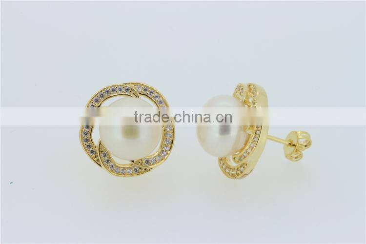 2015 Newest Pearl 925 Silver Earring