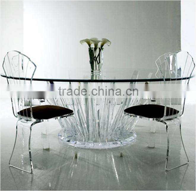 acrylic furniture set transparent acrylic table and chairs