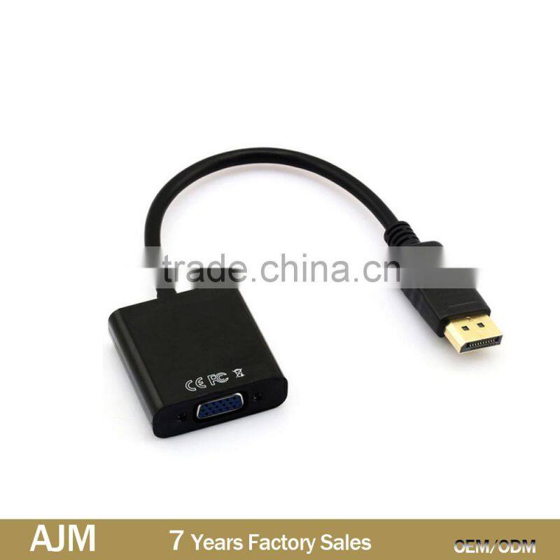 Displayport DP to VGA cable adapter for network cable