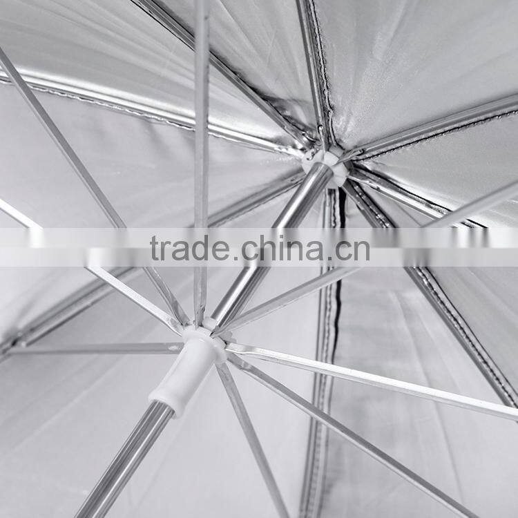 Reflector off-camera flash umbrella