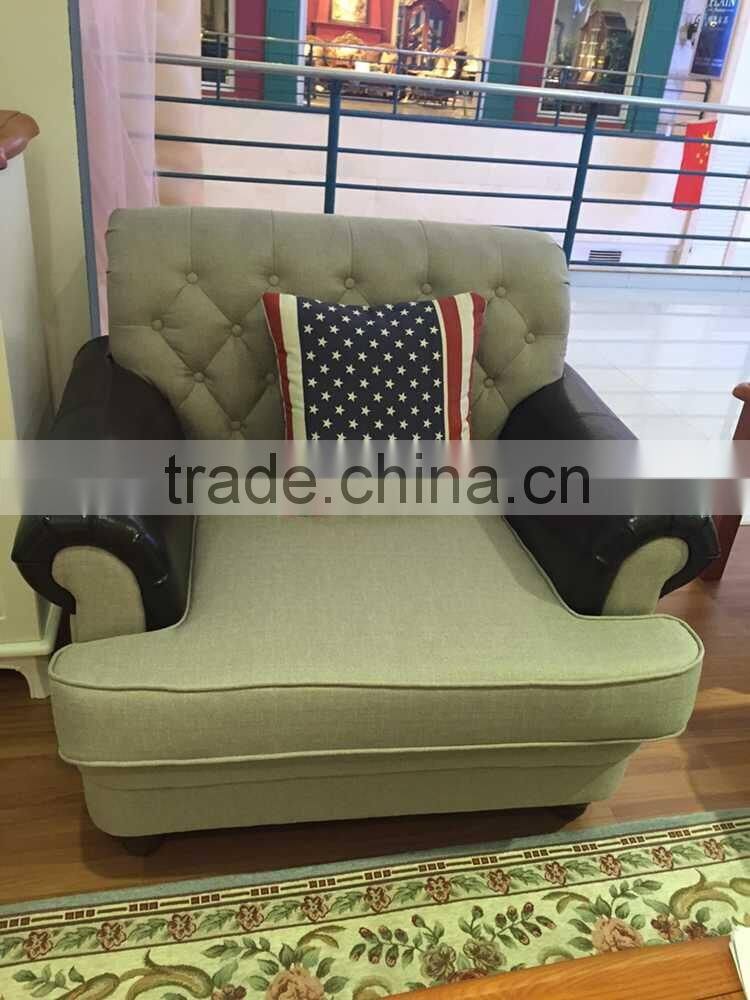 S8513 American fabric three seat Special offer sofa for complete set