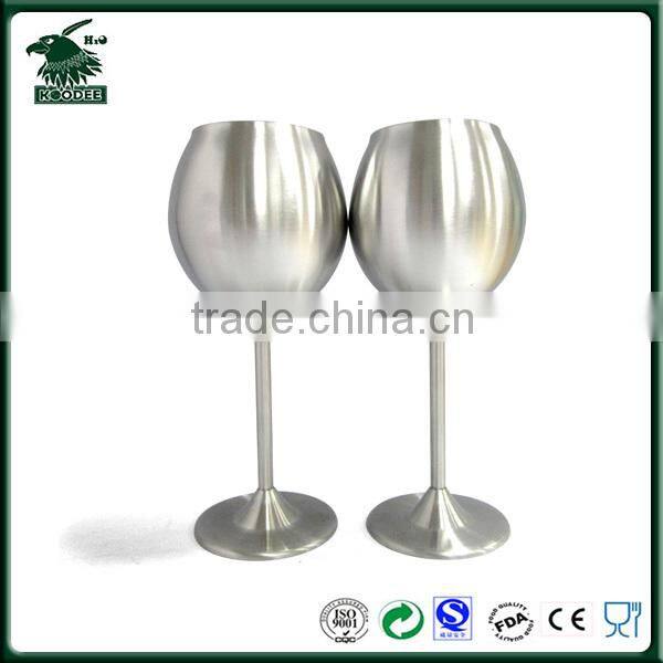Wine set of 2pcs Champage glass stainless steel household supplier
