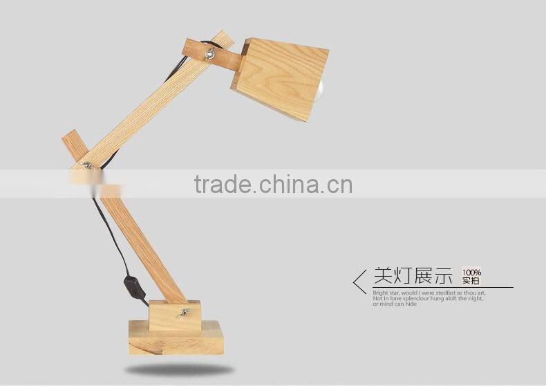 2016 LED Wood table Light JK-879-11 Antique table lamp portable laptop cushion tray table with led light