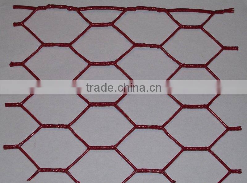 plastic coated chicken wire netting