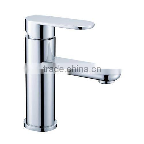 Guangdong Ceramic Cartridge Deck Mounted Series Basin Faucet Cheap Sanitary Wares