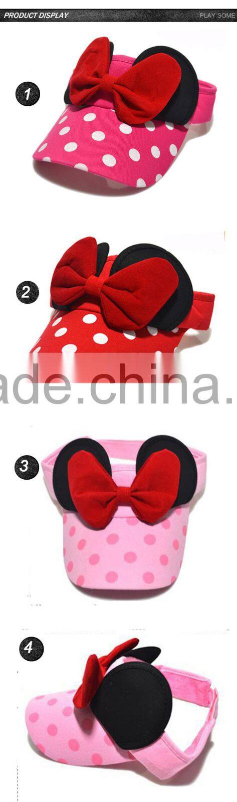 Guangzhou cheap cute baby visor hats
