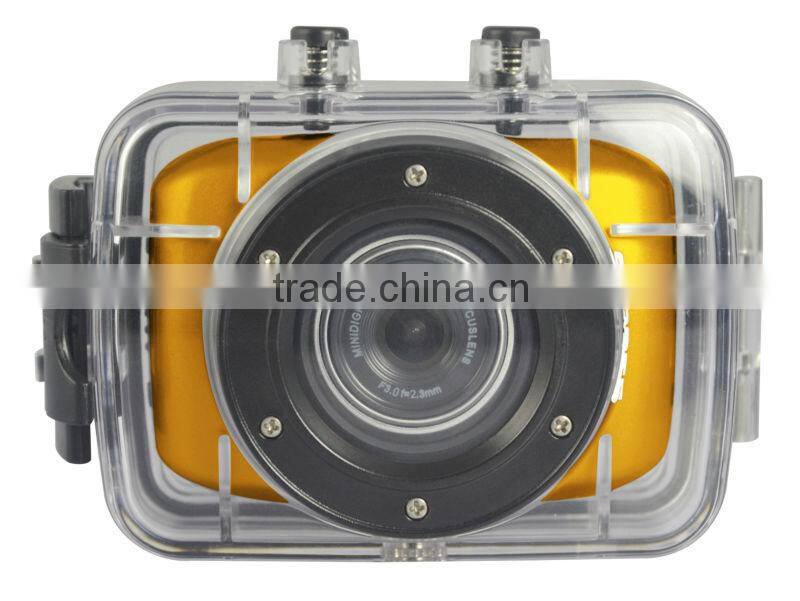 HD 720P underwater digital cameras sports mini hd dv