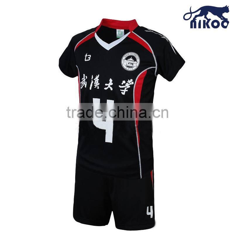 OEM quality men's volleyball jersey uniform in sublimation