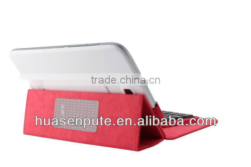 New Detachable Bluetooth Wireless Keyboard Leather Case Cover Stand for Samsung Galaxy Note 8.0 8" N5100 N5110