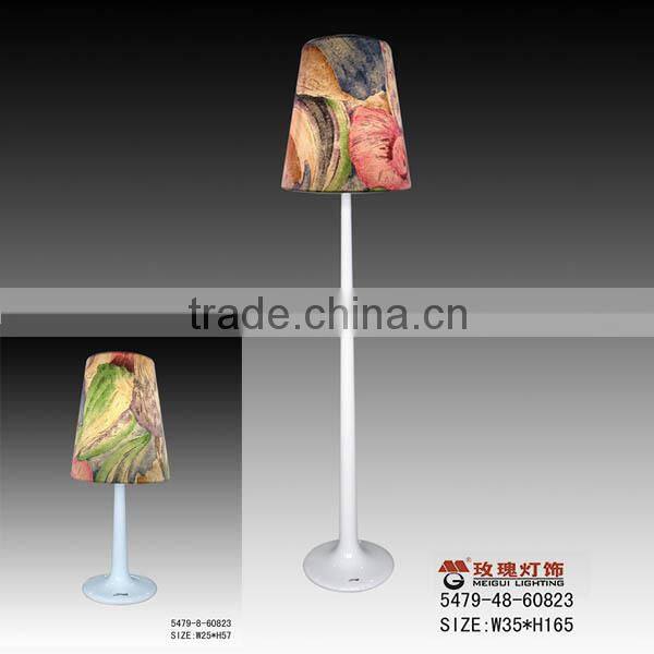 pillar standing lamp for resort hotel