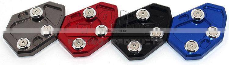 BJ-SSE-BM001 Performance CNC Aluminum Anodized Motorbike Motorcycle Side Stand Pad for BMW S1000RR 10-14