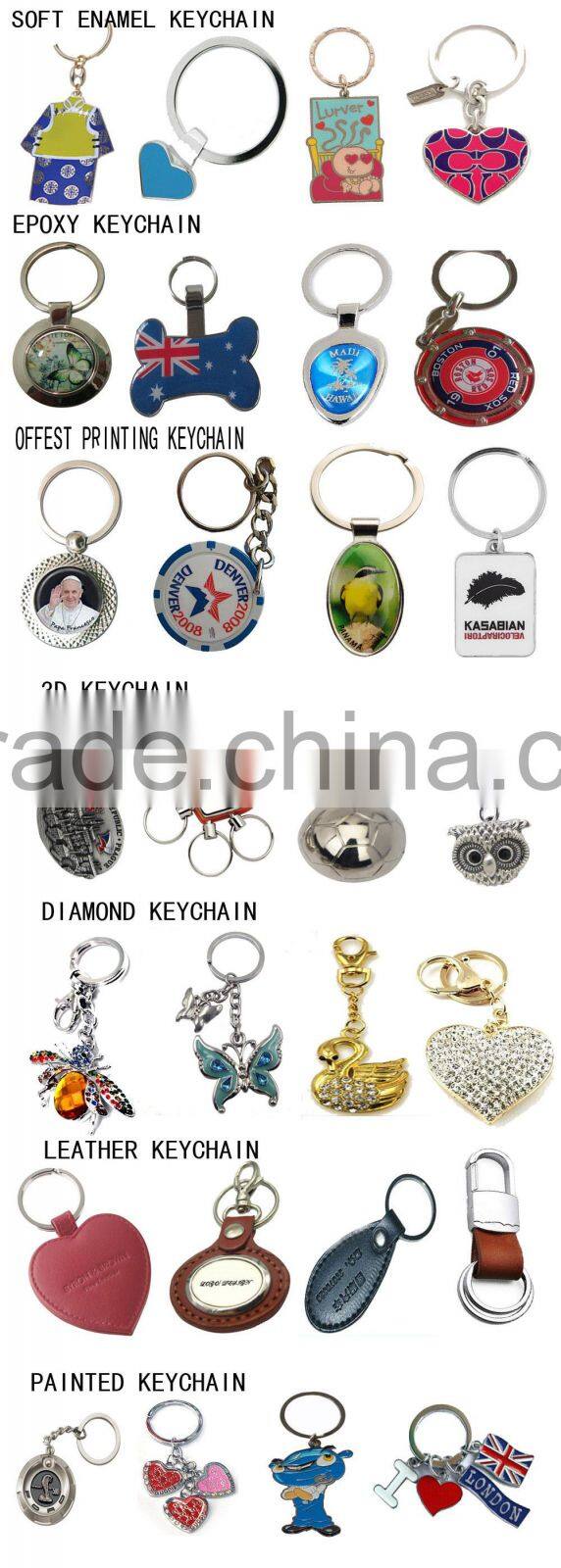 High quality cheap price metal retractable keychain