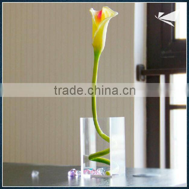 2015 new product acrylic glass vase