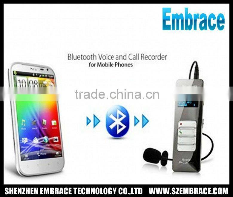 bluetooth voice and call recorder for mobile phone