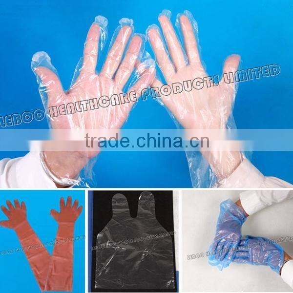 Disposable HDPE/LDPE gloves, glove plastic