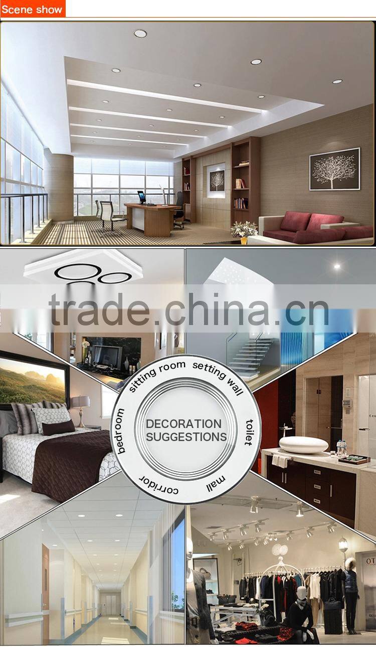 ultra thin recessed 4w 9w 16w 25w led grille light, led panel light