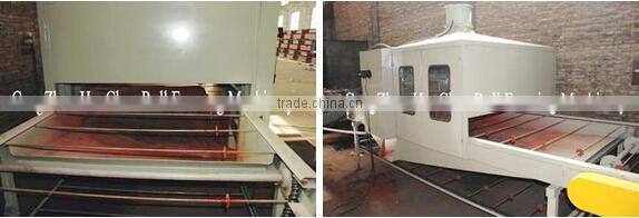 Color stone coated steel roof tile making machine