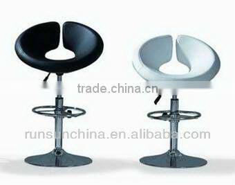 Hot sell 2013 new style top grade gold quality sx-042 barstool Living Room Chairs chromed steel base