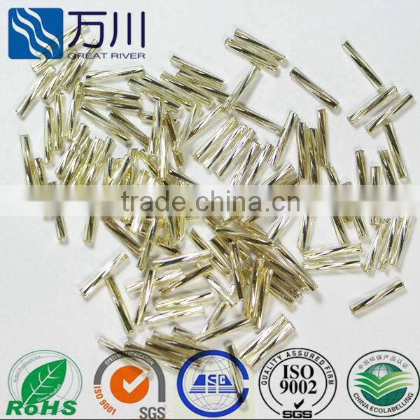 opaque bugle glass beads