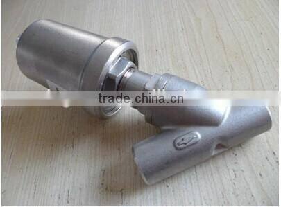 SS316 Single action spring return angle seat valve