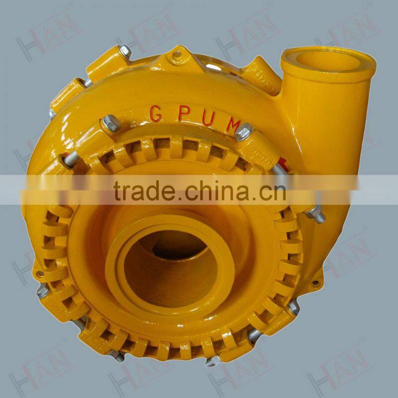 Heavy duty electric dredge gravel pump for mining