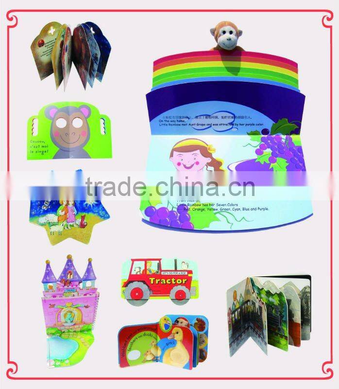 Nice mini shaped baby EVA foam book printing