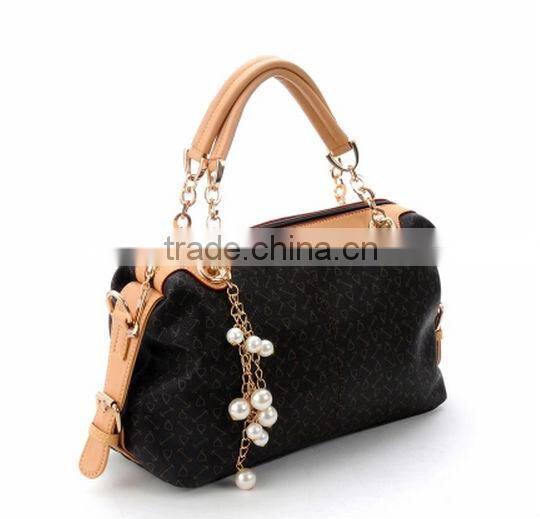 2014 fashion women hand bag leather