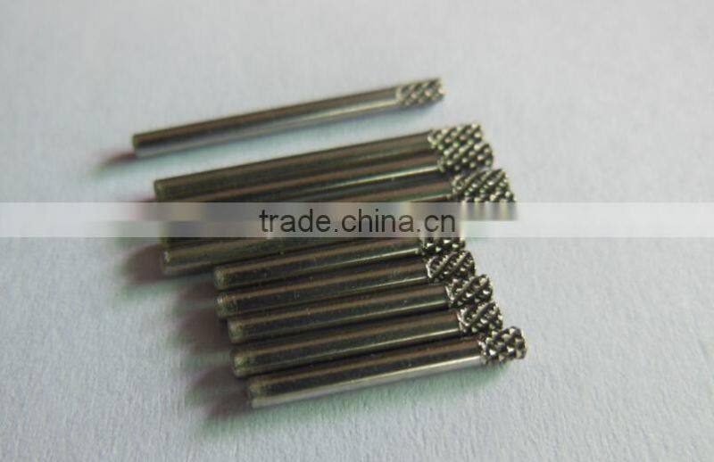 Stainless steel pins knurling