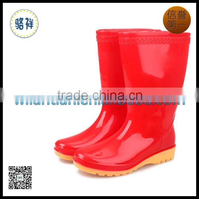 Lady Red Rain boots