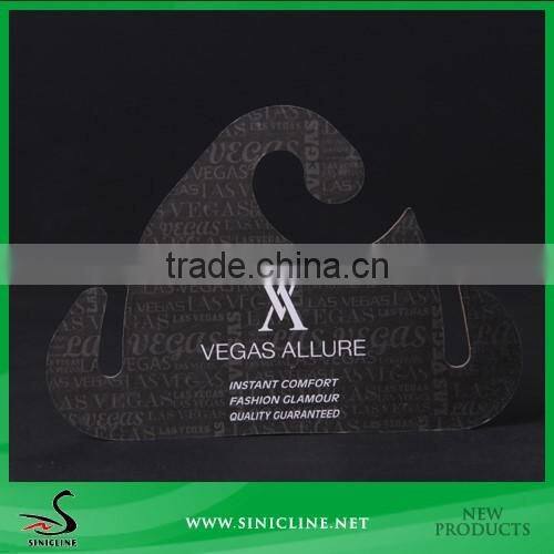 Sinicline Black Paper Industrial Recycled Cardboard Shoes Hanger