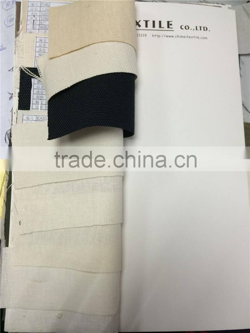 jiaxing dyed color pure hemp and hemp mix organic cotton hemp fabric