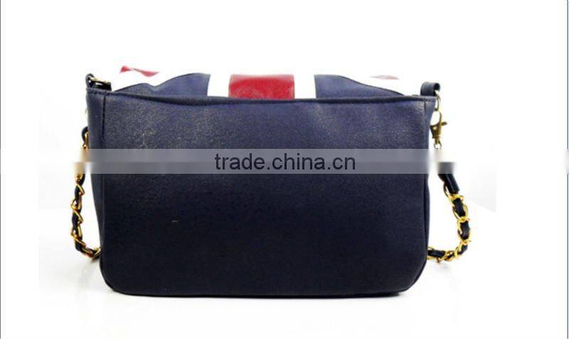 The New England flag Vintage messenger Crossbody Bag chain female