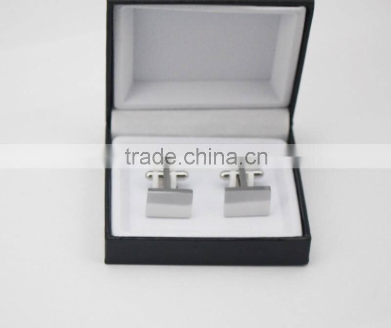 Fashion 316L Stainless Steel Factory Wholesale Cufflink with Box