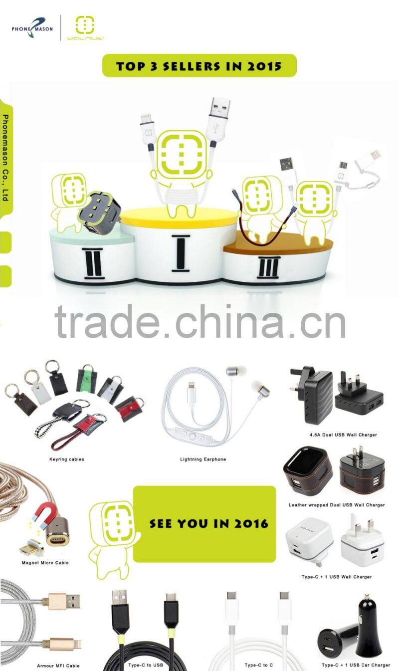 Walnut MFI certified earphone Adaptor for iPhone 6s plus/iPhone6