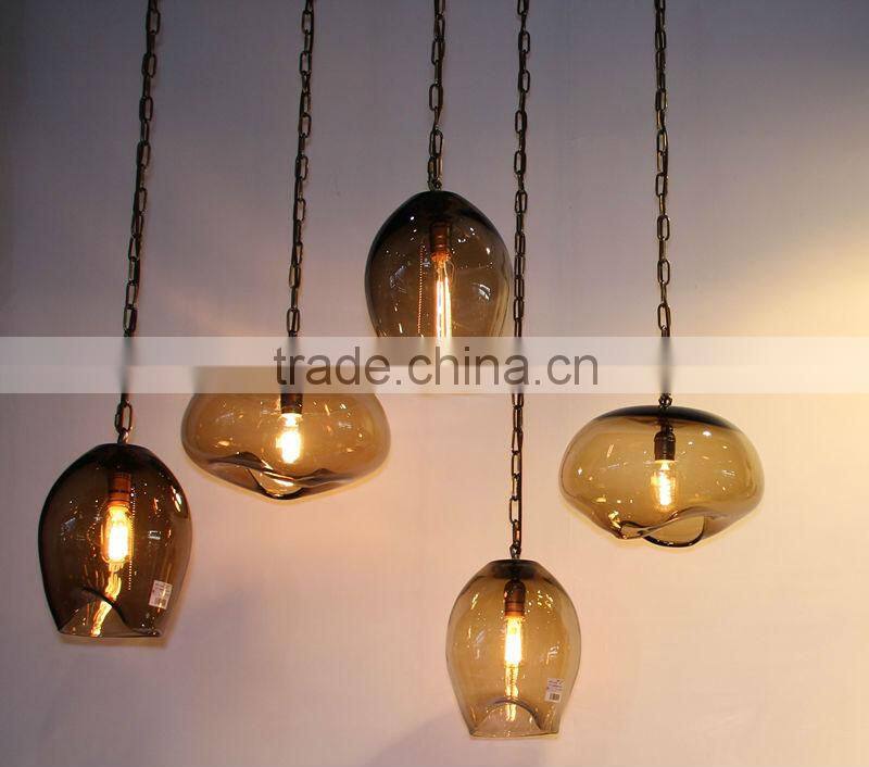 Hand made Glass Hanging Lights home decoration furniture