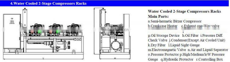 Low Temperature Compressor Racks for Cold Room Project