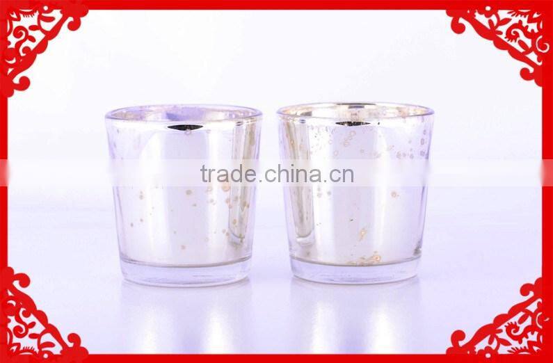 Spade Votive Tea Light Glass Candle Holder
